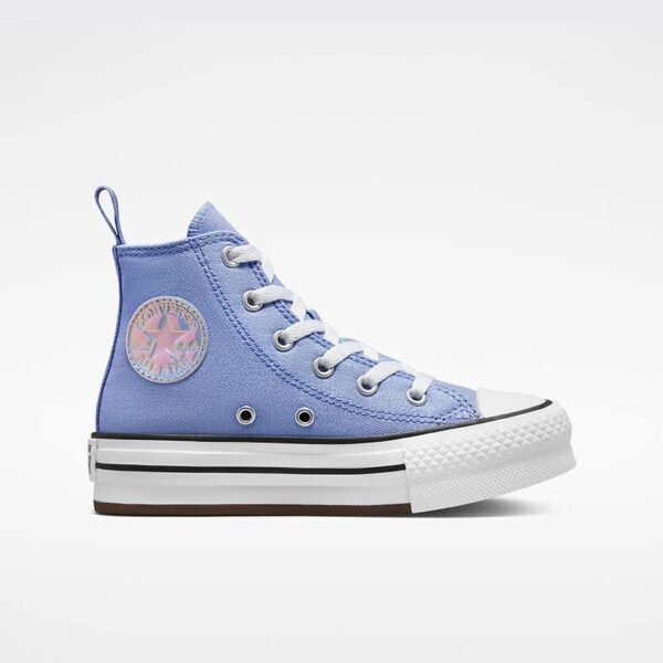 Converse Chuck Taylor All Star EVA Lift Platform Iridescent High Top YOUTH Shoes - Image 2